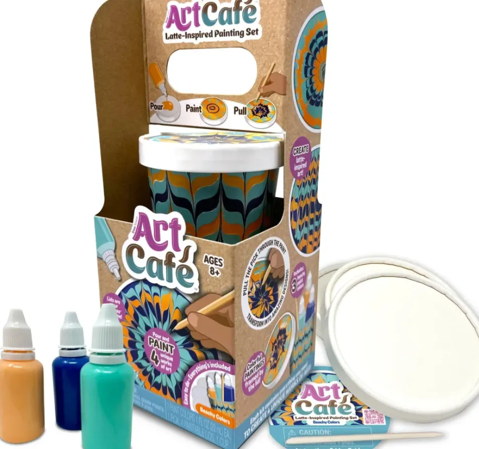 Tree Town Toys Art Café - Latte Inspired Painting Set Sale