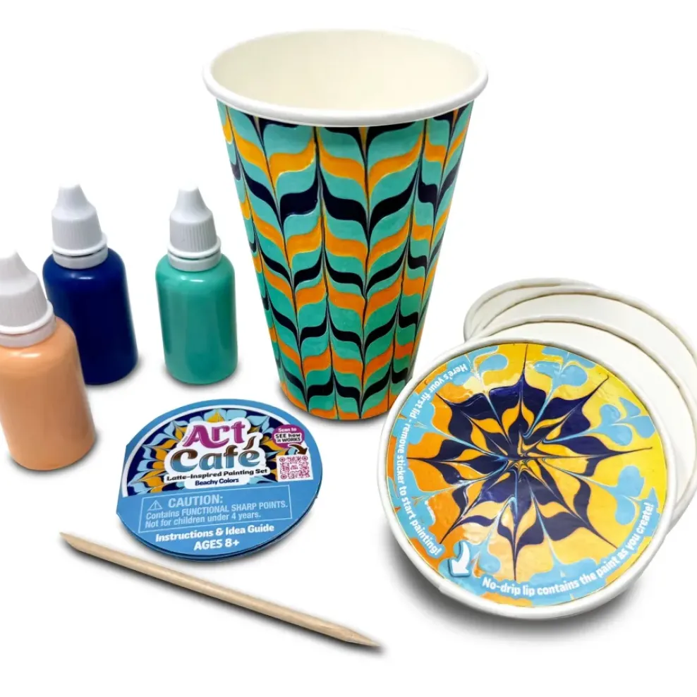 Tree Town Toys Art Café - Latte Inspired Painting Set Sale