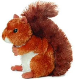 Aurora Mini Flopsie Nutsie Brown Squirrel 8" Fashion