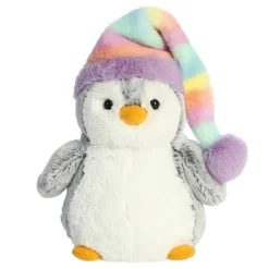 Aurora PomPom Penguin Rainbow Hat 7" Best