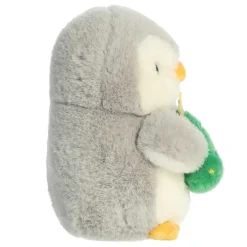Aurora PomPom Penguin with Christmas Tree 8" New