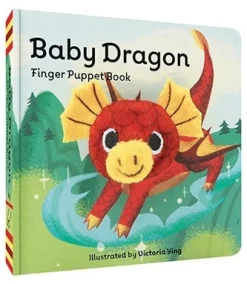 Chronicle Books Baby Dragon Finger Puppet Board Book Fashion