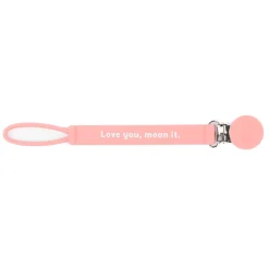 Bella Tunno Pacifier Clip: Love You Mean It Sale