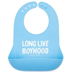 Bella Tunno Wonder Bib: Long Live Boyhood Hot