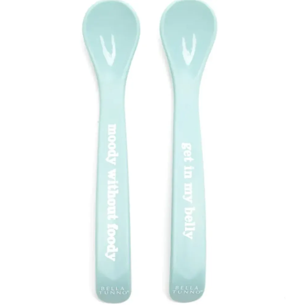 Bella Tunno Wonder Spoons: Moody Foody + Get in My Belly Spoon Set Hot