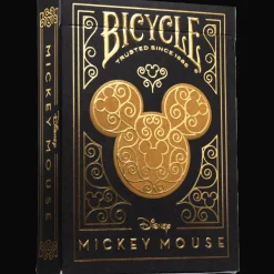 ACD Distribution Bicycle Playing Cards: Disney Mickey Mouse inspired Black and Gold Best