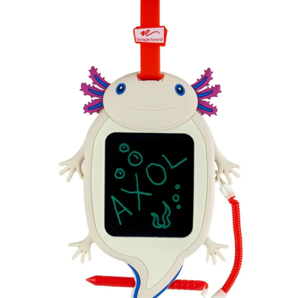 Kent Displays Inc. Boogie Board® Sketch Pals™ Doodle Board Backpack Clip - Axolotl Best