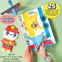 Bright Stripes, LLC Bright Stripes iHeartArt Jr Art on the Go! Cut & Create Activity Pad Sale