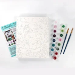 Bright Stripes, LLC Bright Stripes iHeartArt Paint by Numbers: Moonlit Unicorn Discount