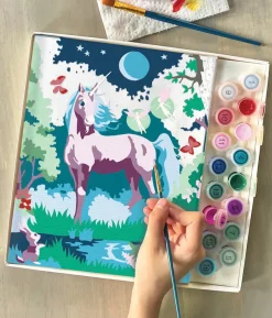 Bright Stripes, LLC Bright Stripes iHeartArt Paint by Numbers: Moonlit Unicorn Discount