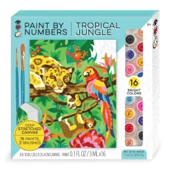 Bright Stripes, LLC Bright Stripes iHeartArt Paint by Numbers: Tropical Jungle Online