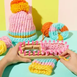 Bright Stripes, LLC Bright Stripes Nimble Knitter Adjustable Loom Hot