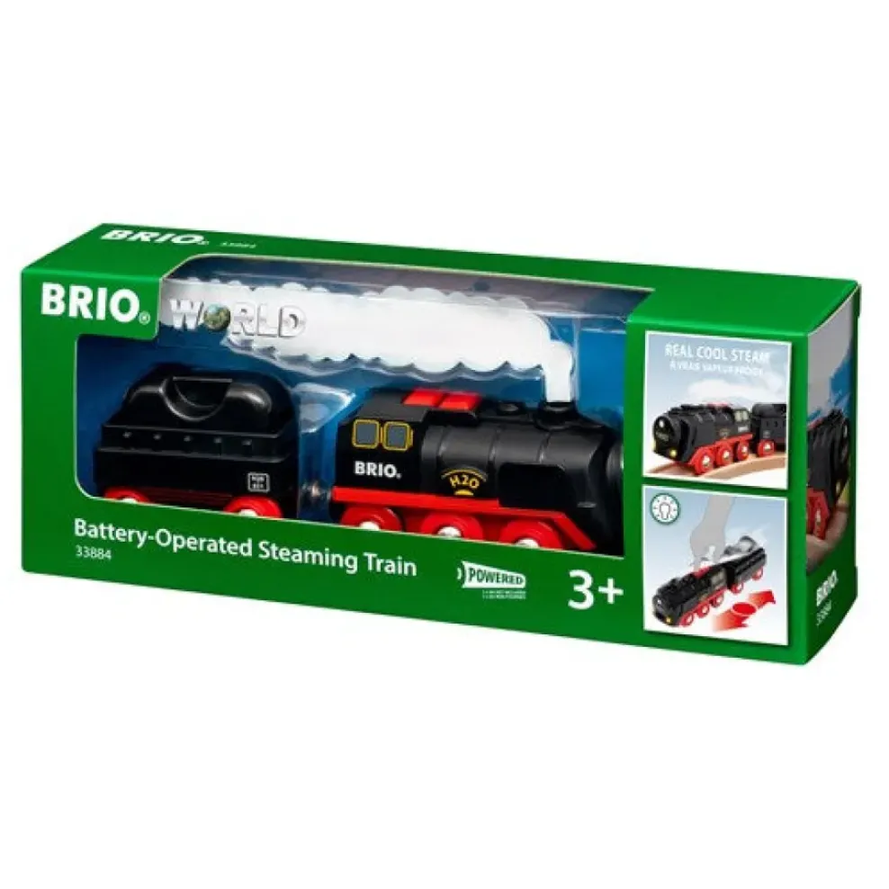 Brio Battery-Operated Steaming Train 33884 Outlet