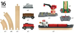 Brio Cargo Harbor Set 33061 Clearance