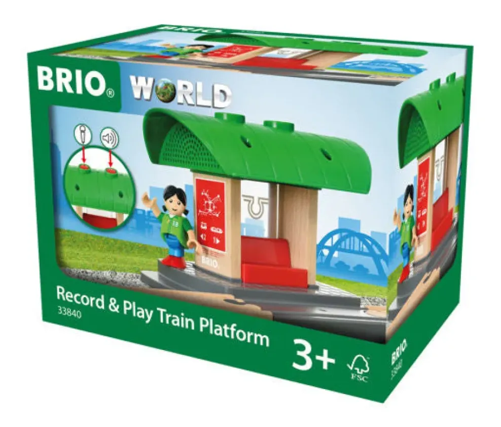 Brio Record & Play Train Platform 33840 Fashion