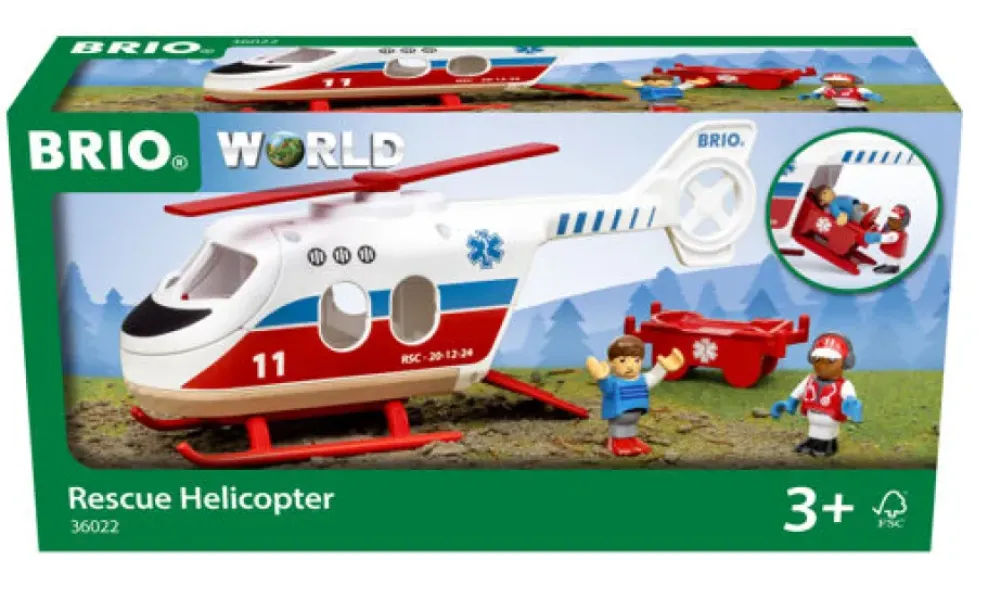 Brio Rescue Helicopter 36022 Fashion