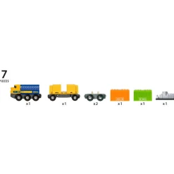 Brio Three-Wagon Cargo Train 33982 Clearance