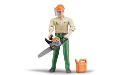 Bruder ® Forestry Worker with Accessories Discount