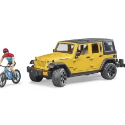 Bruder ® Jeep Rubicon with Cyclist Outlet