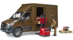 Bruder ® MB Sprinter UPS with Driver and Accessories Outlet