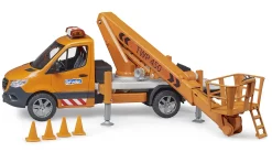 Bruder ® MB Sprinter with Work Platform & Light + Sound Module Hot