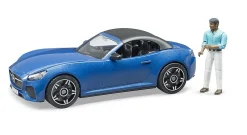Bruder ® Roadster with Driver in Blue Clearance