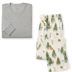Burt's Bees Baby Burt's Bees Organic Adult Pajamas Christmas Tree Farm Discount