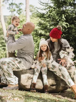 Burt's Bees Baby Burt's Bees Organic Adult Pajamas Christmas Tree Farm Discount