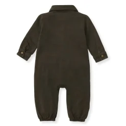 Burt's Bees Baby Burt's Bees Organic Baby Button Down Jumpsuit - Shadow Fashion