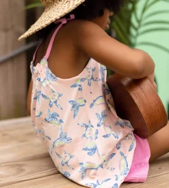 Burt's Bees Baby Burt's Bees Organic Baby Colorful Sea Turtles Top & Muslin Short Set Outlet