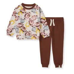Burt's Bees Baby Burt's Bees Organic Baby Football Season Shirt and Pant Set Sale