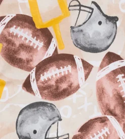 Burt's Bees Baby Burt's Bees Organic Baby One-Piece Footless Sleep & Play Football Season Outlet