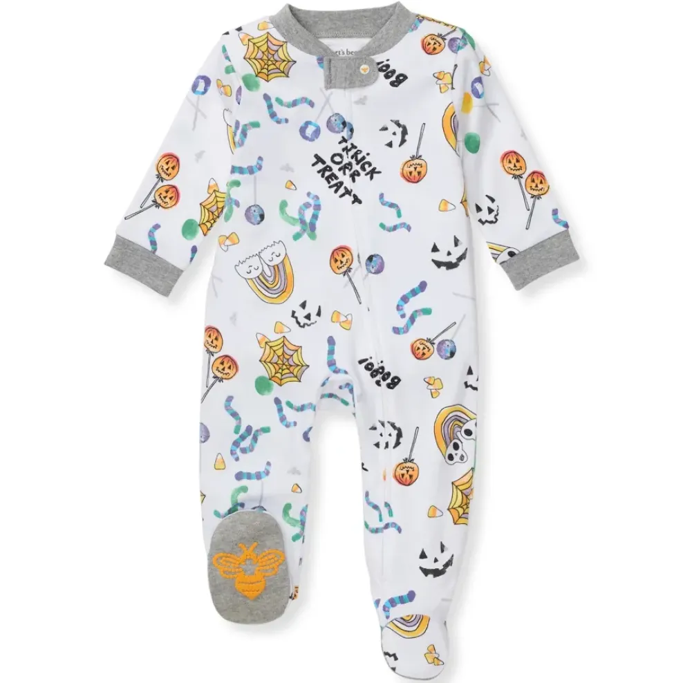 Burt's Bees Baby Burt's Bees Organic Baby One-Piece Footless Sleep & Play Halloween Treats Discount