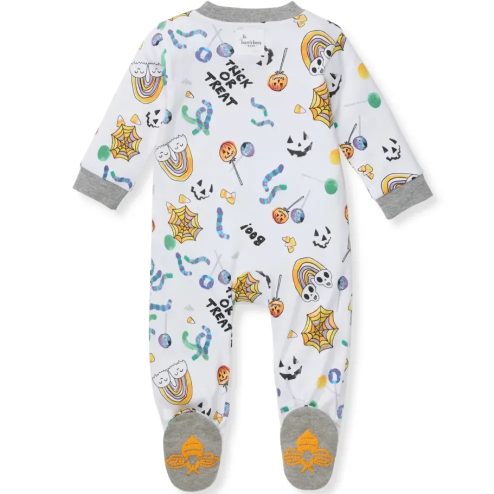Burt's Bees Baby Burt's Bees Organic Baby One-Piece Footless Sleep & Play Halloween Treats Discount