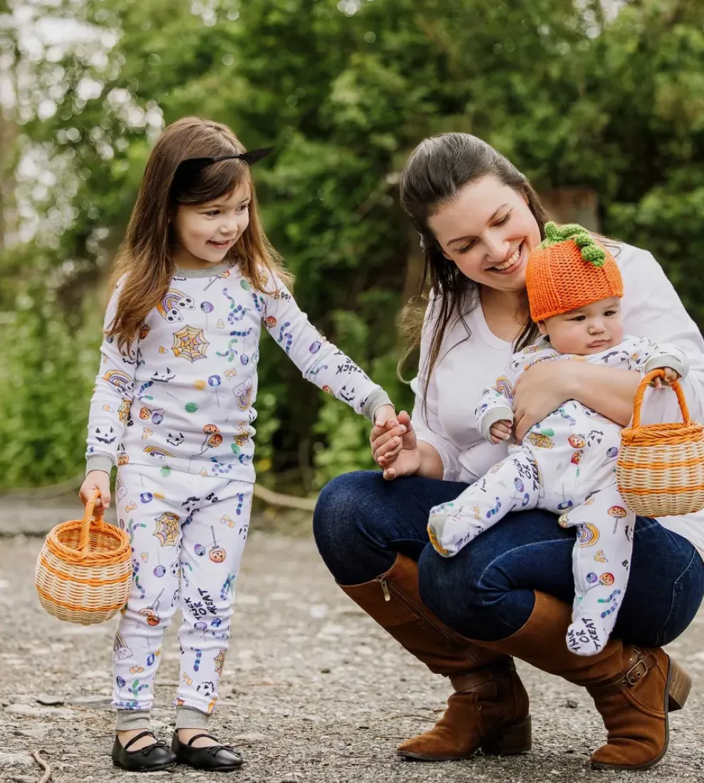 Burt's Bees Baby Burt's Bees Organic Baby One-Piece Footless Sleep & Play Halloween Treats Discount