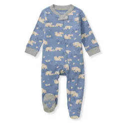 Burt's Bees Baby Burt's Bees Organic Baby One-Piece Sleep & Play Polar Mountain Hot