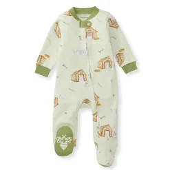 Burt's Bees Baby Burt's Bees Organic Baby One-Piece Sleep & Play Dog House Outlet