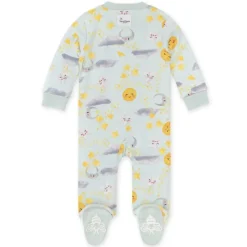 Burt's Bees Baby Burt's Bees Organic Baby One-Piece Sleep & Play Moon Dreams (Blue) Fashion