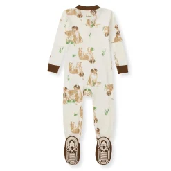 Burt's Bees Baby Burt's Bees Organic Baby One-Piece Sleeper St. Bernard New