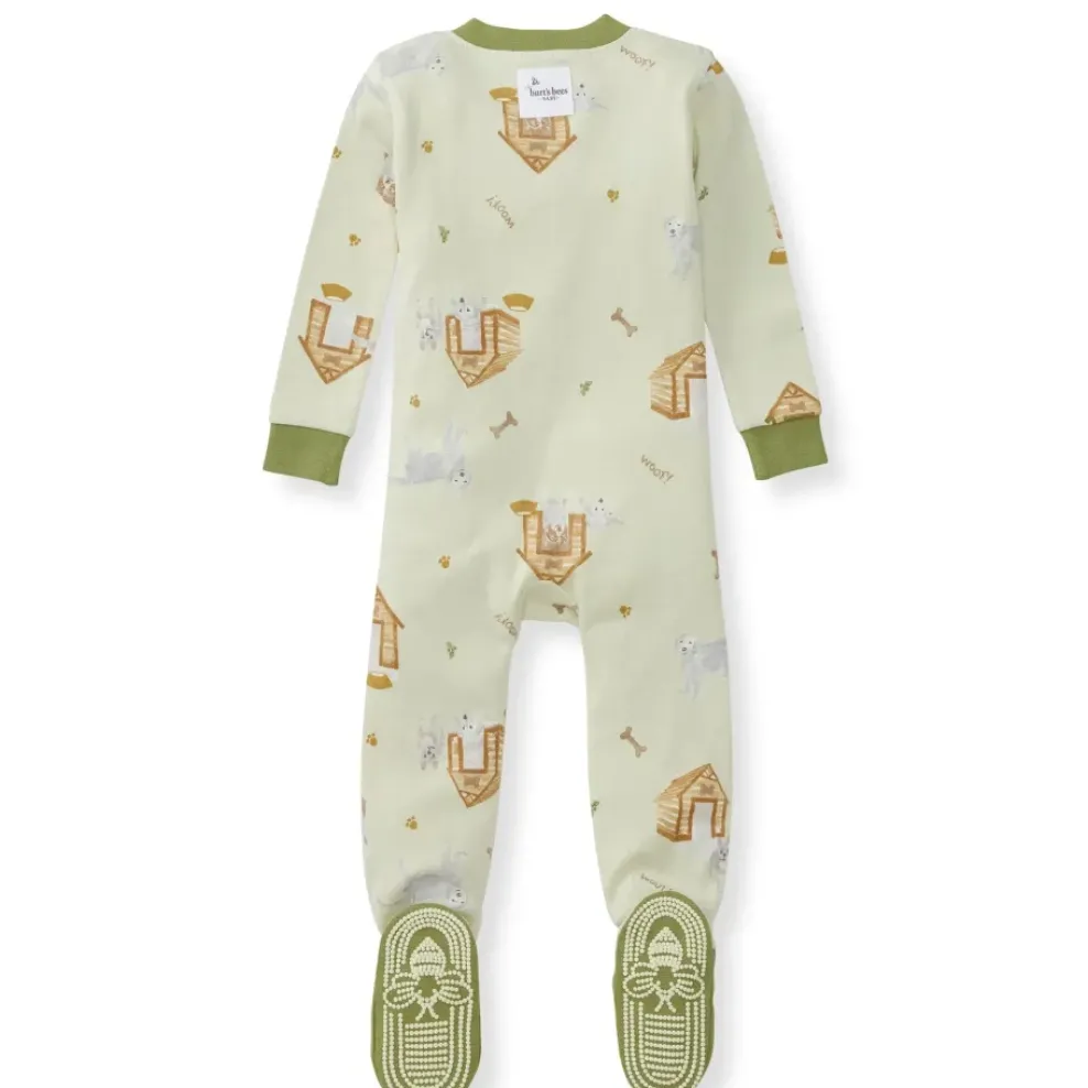 Burt's Bees Baby Burt's Bees Organic Baby One-Piece Sleeper Dog House Hot