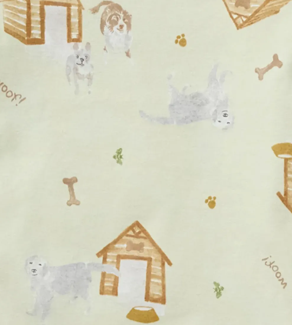 Burt's Bees Baby Burt's Bees Organic Baby One-Piece Sleeper Dog House Hot