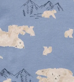 Burt's Bees Baby Burt's Bees Organic Baby One-Piece Sleeper Polar Mountain Online
