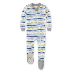 Burt's Bees Baby Burt's Bees Organic Baby One-Piece Sleeper Night Lights Fashion