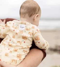 Burt's Bees Baby Burt's Bees Organic Baby One-Piece Footless Sleep & Play 2 Pack: Sandy Castles & Printed Tie Dye Discount