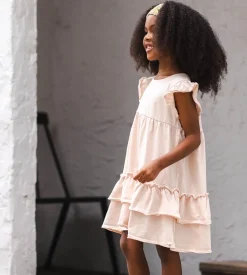 Burt's Bees Baby Burt's Bees Organic Baby Ruffle Pink Dress Discount