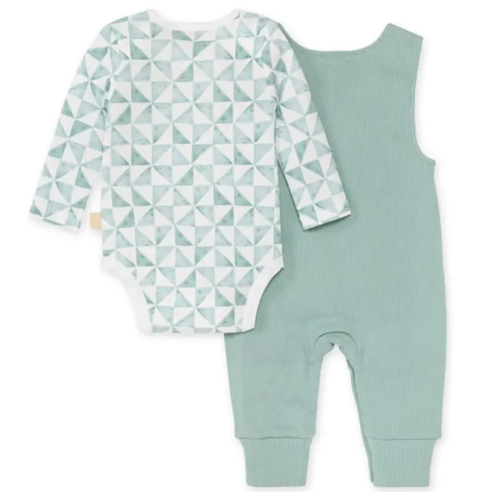 Burt's Bees Baby Burt's Bees Organic Baby Ribbed Jumpsuit & Tri Check Bodysuit Set Best
