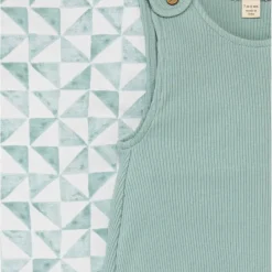 Burt's Bees Baby Burt's Bees Organic Baby Ribbed Jumpsuit & Tri Check Bodysuit Set Best