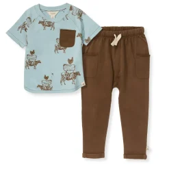 Burt's Bees Baby Burt's Bees Organic Baby Stacked Farm Animals Shirt and Pant Set Online