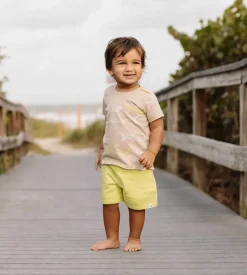 Burt's Bees Baby Burt's Bees Organic Great White Shark Tee & Short Set Fashion