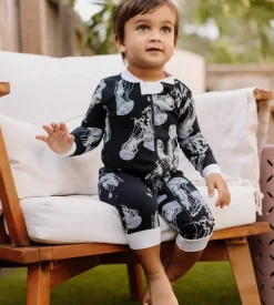 Burt's Bees Baby Burt's Bees Organic One-Piece Snug Fit Sleeper 2-Pack: I'm Jelly & Printed Tie Dye Hot